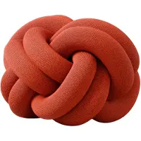 Design House Stockholm Knot Cushion - Orange - ONE SIZE