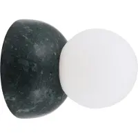 Globen Lighting Torrano seinävalaisin/kattolamppu 13 cm Tummanvihreä marmori