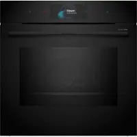 Bosch 8 Sarjan Kalusteisiin sijoitettava uuni täyshöyrytoiminnolla HSG958DB1S (musta)