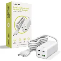 Mobile Origin GaN 100W Compact MultiHub Charger PW18 with 3x USB-C + USB-A