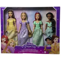 Mattel Disney Prinsessapakkaus 4 Muotiprinsessanukkea