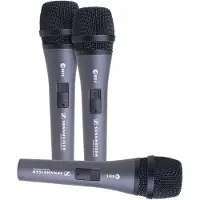 Sennheiser E835-S, XLR, dynaaminen -mikrofoni, musta, harmaa