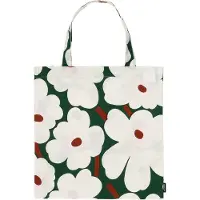Marimekko P. Unikko Bag 44X43 Cm - Green - 44X43CM