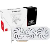 PowerColor Hellhound Radeon RX 9070 XT Spectral White, Radeon RX 9070 XT, 16 GB, GDDR6, 256 bittiä, 7680 x 4320 pikseliä, PCI Express x16 5.0 (RX9070XT 16G-L/OC/WHITE)