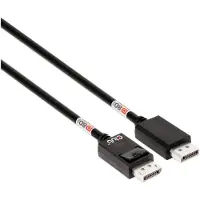 Club 3D DisplayPort 2.1 -näyttökaapeli, 1,6m, musta