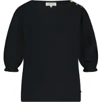 Fabienne Chapot Molly Short Sleeve Pullover - Black - XS