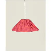 Nobodinoz Pleated Pendant Lampshade Diam. 50Cm Ava - Pink - ONE SIZE x 50
