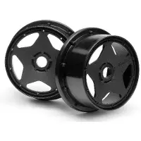 Hpi Super Star Wheel Black (120X60Mm/2Pcs)