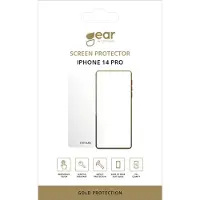 Gear Glass Prot. Flat 2.5D GOLD iPhone 14 Pro