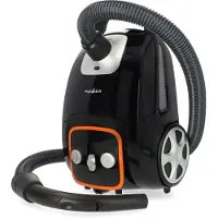 Nedis Pölynimuri Pussillinen 700 W Pölykapasiteetti: 3.0 l Yhdistelmäharja Toimintasäde: 9.00 m Pölynimurin imutehon säätö H13 Antrasiitti / Musta / Oranssi