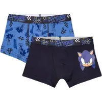 Sonic Boxer Alushousut 2-pack, Moniväriset, 116