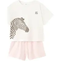 Mango Striped Short Pyjamas - Cream - 7-8