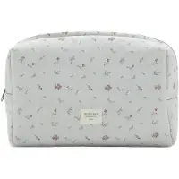Mango Floral-Print Cosmetic Bag - Grey - ONE SIZE