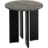 J-Line Sid Tab Mathilde Marb Bla/Pea - Black - Ø 50 CM