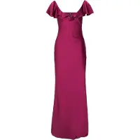 Vero Moda Vmrita Cs Rose Maxi Dress Wvn Exp - Purple - M
