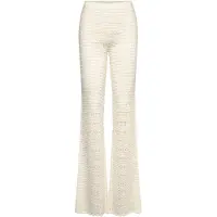 Monki Knitted Trousers - Cream - XXS