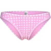 Monki High Cut Seersucker Bikini Bottom - Pink - S