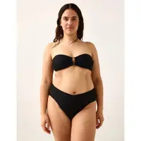 Lindex Bandeau Bikini Top - Black - M