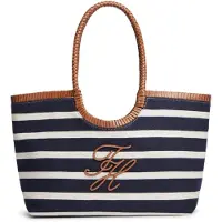 Tommy Hilfiger Th Elev Summer Tote Stripe - Navy - ONE SIZE