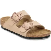Birkenstock Arizona Kids Flower Buckle Bf - Beige - 28