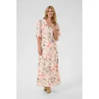 Cream Crhailey Long Dress - Multi/patterned - 44