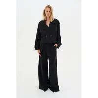 My Essential Wardrobe Suorat housut 'Sille' musta
