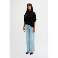 My Essential Wardrobe 21 The Puff Blouse - Black - S
