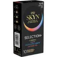 Manix Selection+ lateksittomat kondomit, valikoimapakkaus, 10 kpl