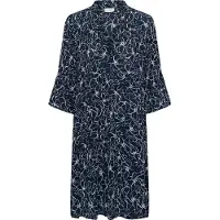 Kaffe Kaellen Amber Dress - Navy - 34