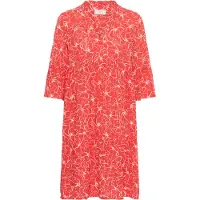 Kaffe Kaellen Amber Dress - Red - 40