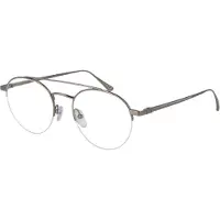 WEB EYEWEAR Miesten silmälasit - VERKKO - Titaani - 51/20/145 - Kiiltävä rutenium - Kehykset kehystetty - Rentoa tyyliä - Pyöreä muoto