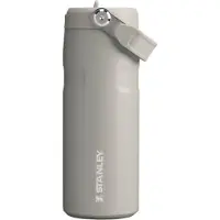 Stanley Iceflow Flip Straw 2.0 Ash juomapullo – 470 ml, harmaa