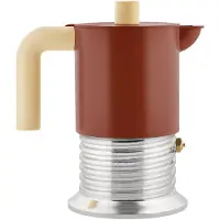 Alessi Vite PM01/3 BR mutteripannu induktioliedelle – 3 kuppia, ruskea