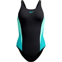 Speedo Colorblock Splice 2.0 One Piece - Black - 36