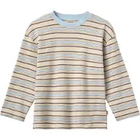 Wheat T-Shirt L/S Johan - Blue - 116