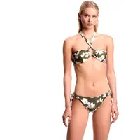 Emporio Armani for woman. EW003393_AF20248 Green Hazy Floral Bikini (M), Beachwear, Polyamide