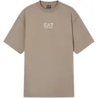 EA7 for man. 7X000445_AF16720 Brown Graphic T-Shirt (L), Casual, Cotton, Short sleeve