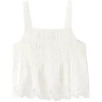 Mango Embroidered Details Blouse - Beige - 9