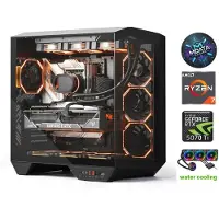 Mdata Gaming Tietokone HydroX Pro Ryzen 7 7800X3D 32GB 1TB SSD RTX 5070Ti NoOS