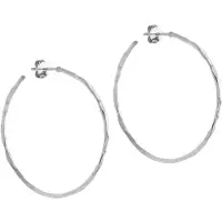 Enamel Copenhagen Hoops, Organic Arena Large - Silver - 45 MM