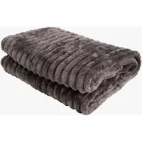 KMCarpets Stripe Viltti 130x170, Hiilenharmaa