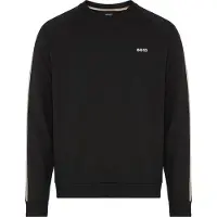 BOSS for man. 50566972 Black Iconic Sweatshirt (M), Casual, Cotton, Long sleeve