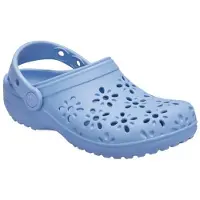 Crocs Classic Floral Cut Out Clog T - Purple - 25/26