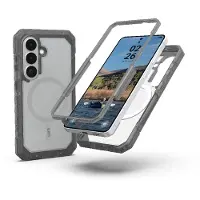 Urban Armor Gear UAG - Trooper w/Magnet Cover - Clear/Ash - Samsung S26