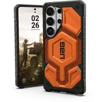 Urban Armor Gear Monarch Pro, Kotelokuori, Samsung, Galaxy S26 Ultra, 17,5 cm (6.9), Musta, Oranssi