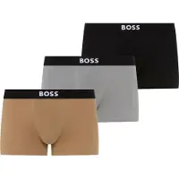 BOSS Bokserishortsit 'David Beckham' vaaleanruskea / harmaa / musta / valkoinen