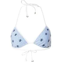 Tommy Hilfiger Underwear Bikinitoppi laivastonsininen / vaaleansininen / valkoinen