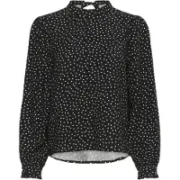 Kaffe Karea Printed Blouse - Black - 42