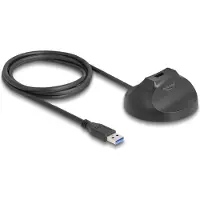 DeLOCK 64271, USB A-tyyppi, USB 3.2 Gen 1 (3.1 Gen 1), Mies, Musta, 5 Gbit/s, 1,5 A