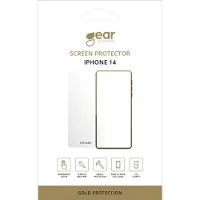 Gear Glass Prot. Flat 2.5D GOLD iPhone 13 / 13 Pro / 14